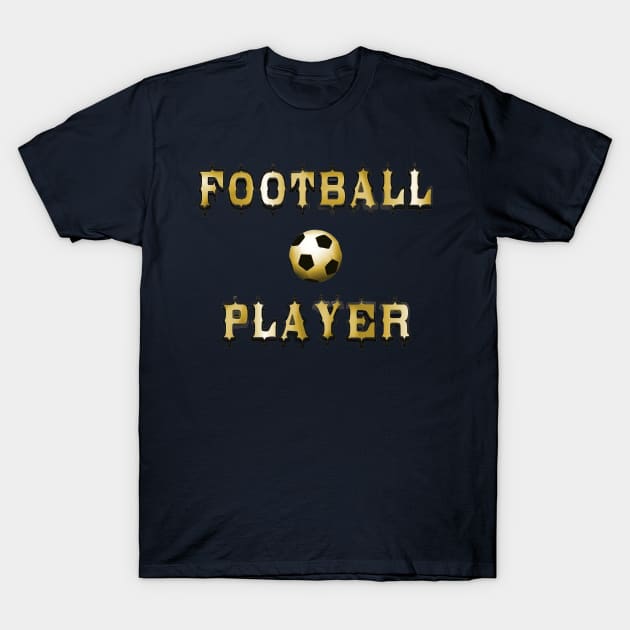 Football Player Soccer SuperStar T-Shirt by PlanetMonkey